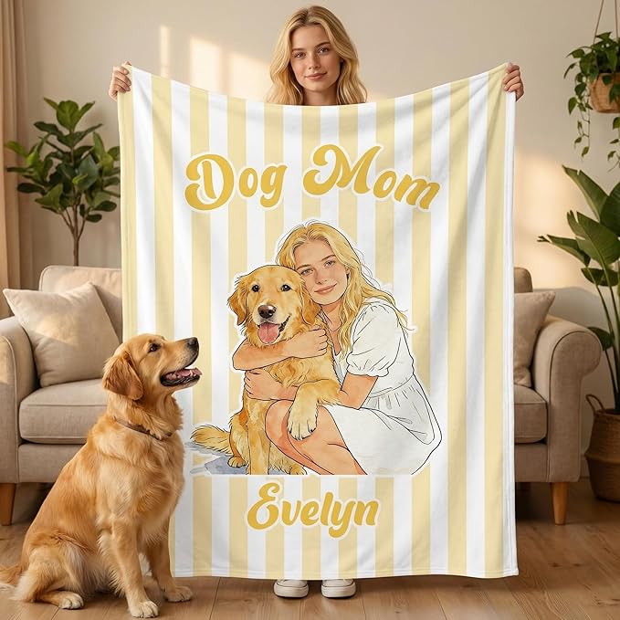 Personalized Dog Blankets for Pet Lovers 81xiwuuidjl. ac sx679
