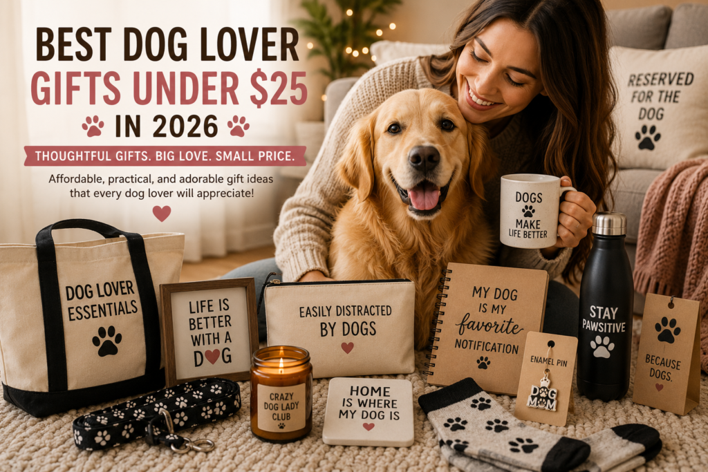 Best Dog Lover Gifts Under $25