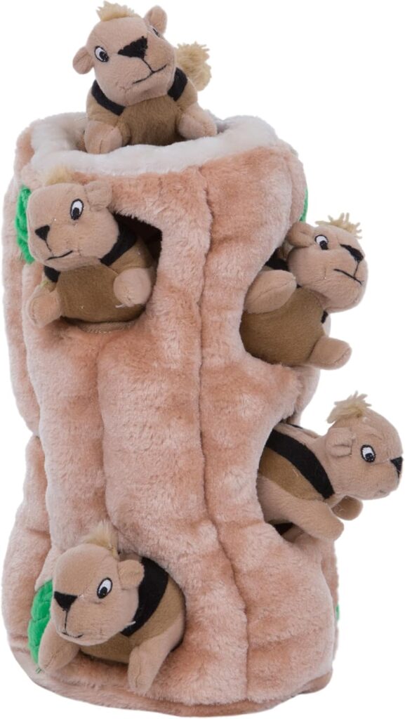 Outward Hound Hide A Squirrel interactive plush puzzle toy for dogs
