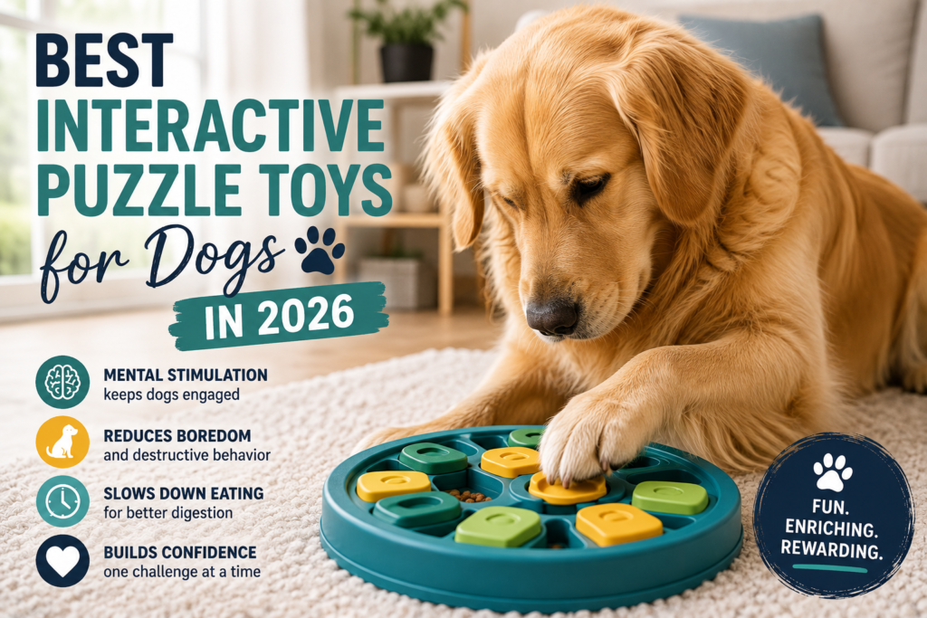 Best interactive puzzle toys for dogs in 2026