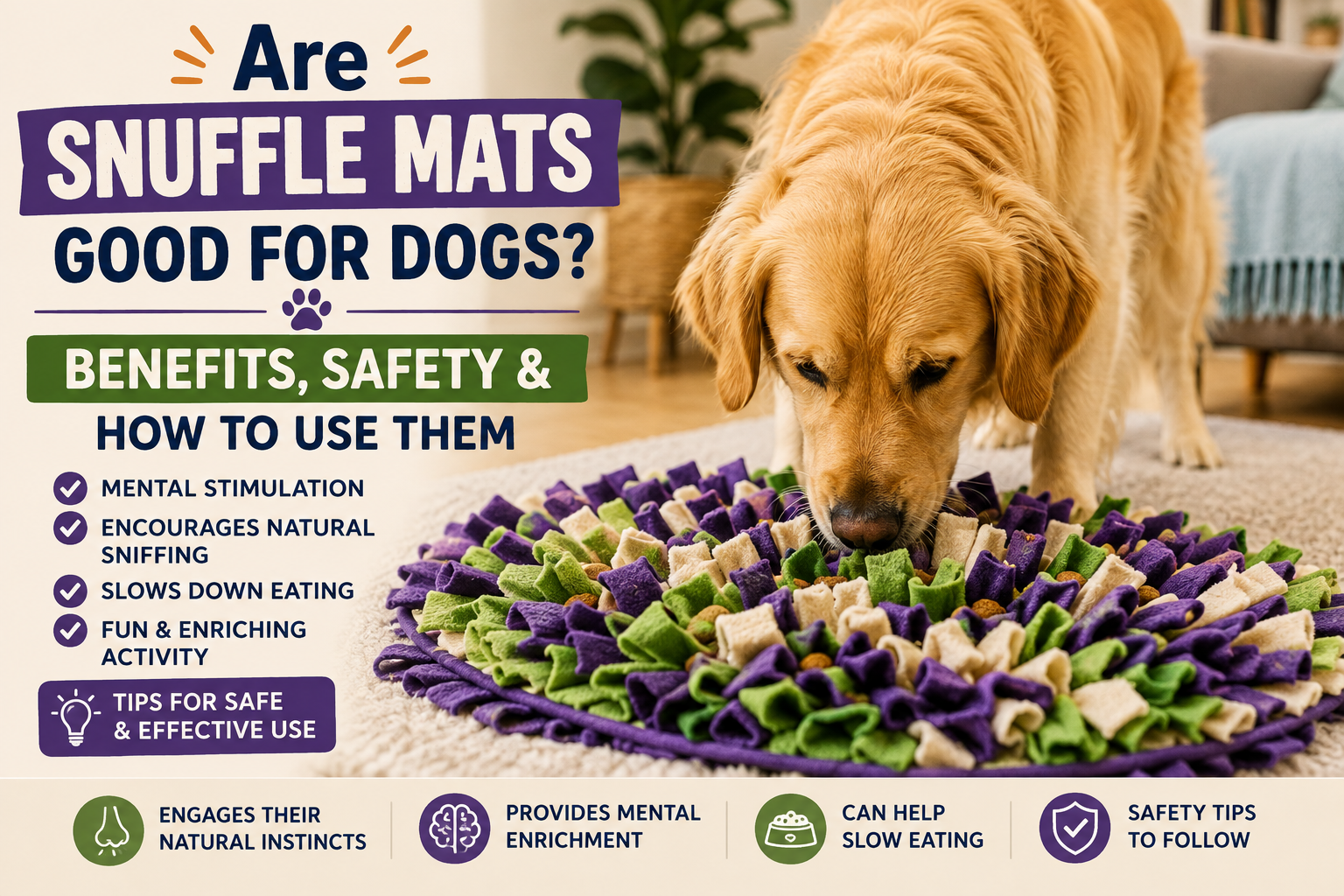 Are Snuffle Mats Good for Dogs? Benefits, Safety & How to Use Them Are Snuffle Mats Good for Dogs? Benefits, Safety & How to Use Them