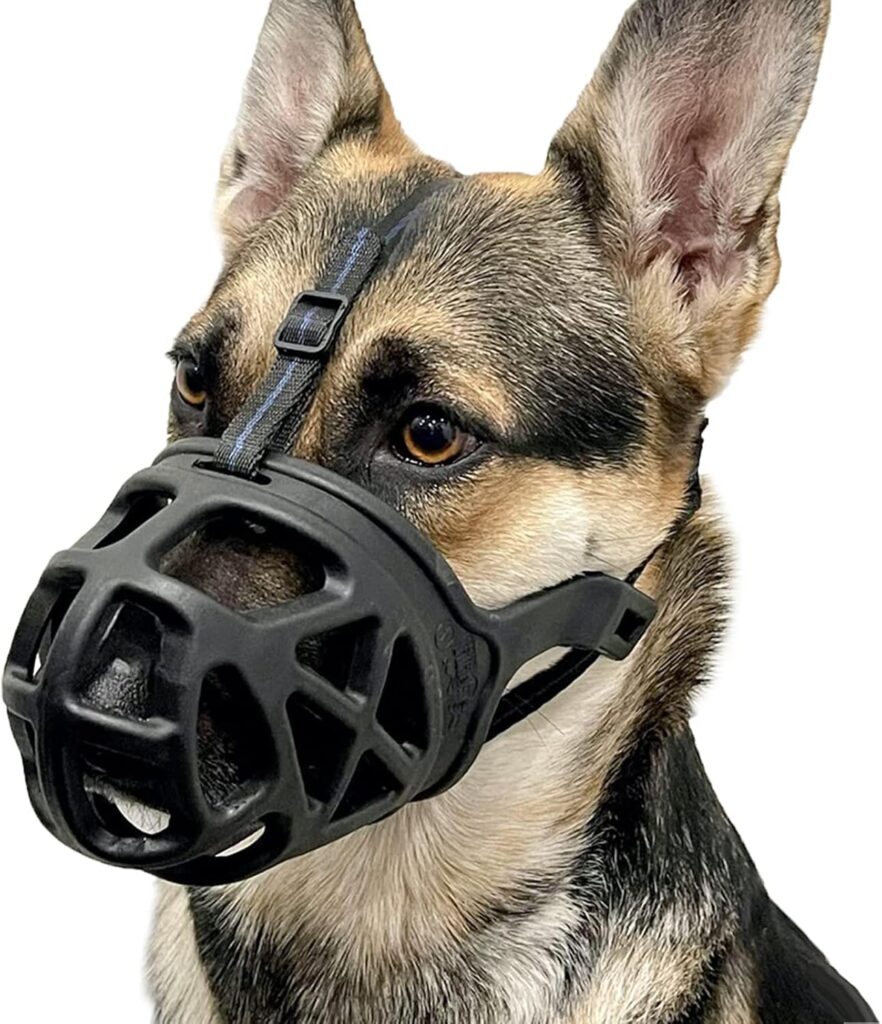 barkless basket muzzle for dogs