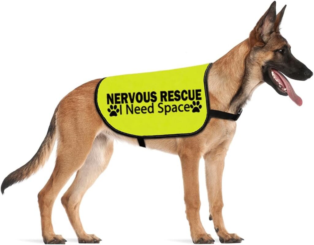 cenwa nervous rescue dog jacket