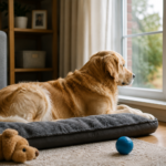 How Long Can Dogs Stay Home Alone? Dog resting by a window while home alone