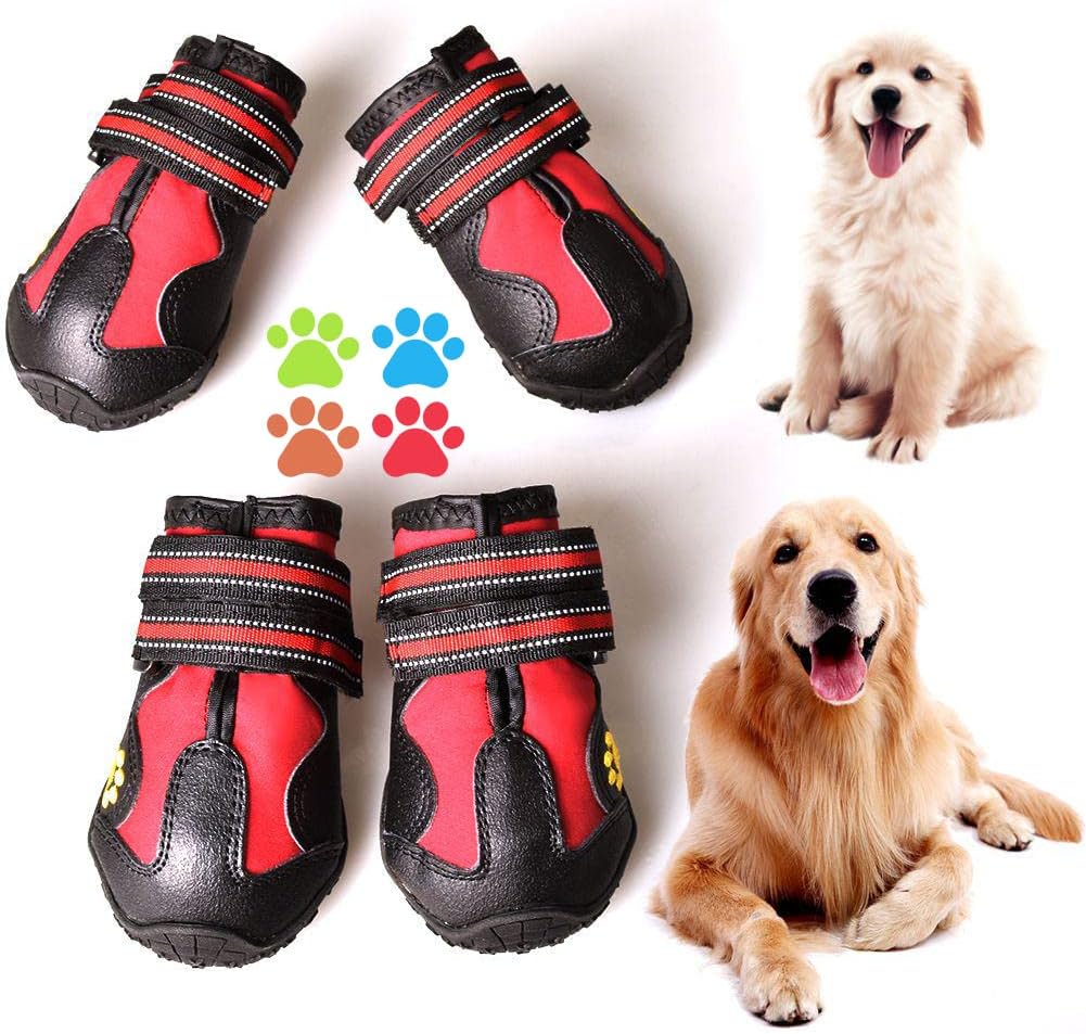 CovertSafe dog boots with adjustable straps and anti-slip soles for everyday outdoor walks