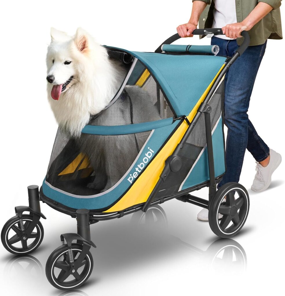 Petbobi dog stroller for senior dogs with limited mobility
