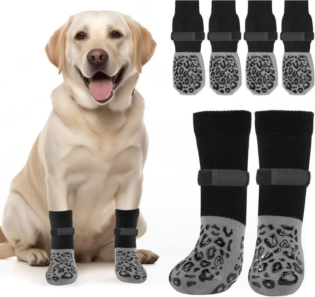 PICK FOR LIFE non-slip dog socks with grippers for senior dogs 
